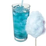 Luxofit Zuckerwatte Blau Energy Drink Pulver Getränk, Allergenfrei, Natürliche Farbstoffe,...