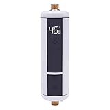 MINRS Durchlauferhitzer 3500W 220V Elektrische Warmwasserbereiter Tankloser Mini-Warmwasserbereiter...