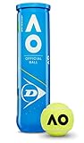 Dunlop Tennisball Australian Open - für Sand, Hartplatz und Rasen (1x4er Dose)