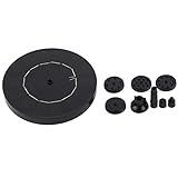 Solar-Brunnenpumpe, solarbetriebenes schwimmendes Springbrunnen-Set mit Mehreren Sprinklerköpfen...