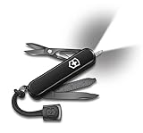 Victorinox, Schweizer Taschenmesser, Signature Lite Onyx Black, Multitool, Swiss Army Knife mit 9...
