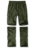 Kinder Wanderhose Unisex Jugend 2-in-1 Zip Off Outdoorhose Trekkinghose für den Sommer Wasserdicht...