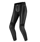 SHIMA Monaco 2.0 Leder Motorradkombi Damen - Schwarz Frauen Motorrad Lederkombi mit Protektoren -...