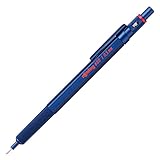 rOtring 600 Druckbleistift | 0,5 mm | Blau | Ergonomisches Vollmetallgehäuse