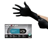 Ansell Microflex 93-732, Vielseitige Nitrilhandschuhe, Einweghandschuhe für präzise Handhabung,...