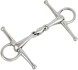 Equinate Schenkeltrense Edelstahl 16mm doppelt gebrochen 12,5cm | Anatomisch geformtes...