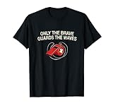 Only the Brave Guards The Waves Rescuer Schwimmhilfe T-Shirt