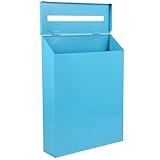 DIYEAH Vintage Briefkasten aus Eisen Wandmontierter Garten Briefkasten Robuster Metall...