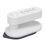 Cryfokt Tragbares Elektrisches Reise-Bügeleisen, Kabellos, 30-Sekunden-Schnellaufheizung, Trocken-...