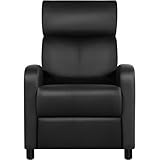 Yaheetech Relaxsessel Fernsehsessel Einzelsofa Ruhesessel mit Verstellbarer Beinablage Liegesessel...