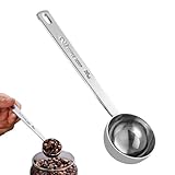 1 Stück Kaffeelöffel Portionierer,Kaffeelot,Edelstahl Coffee Scoop,Lang 30g...