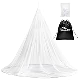 Twinkle Star Moskitonetz Reise mit Reisetasche und Aufhänge-Seil, Öffnungsdesign Mückennetz, 2,2m...