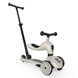 Scoot & Ride Highwaykick 1 Push and Go – Laufrad & Kinderroller 2in1 mit Schiebestange,...