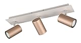 Trio Leuchten Spotbalken Marley 802400365, Metall Coffee/Warm Grey, exkl. 3x GU10