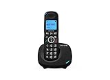ALCATEL XL 595 B schwarz, Seniorentelefon mit Blockierung von ungewollten Anrufen