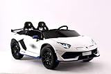 Elektro Kinderfahrzeug Lamborghini Aventador SVJ Xago 2 Sitzer - lizenziert - 12V7AH, 2 Motoren-...