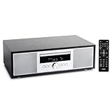 MEDION P64145 Stereoanlage (DAB+, CD, MP3, PLL UKW Radio, USB, Kompaktanlage, Elegantes Design,...