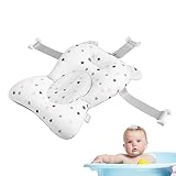 Baby-Badewannenkissen für die Wanne | Faltbares, rutschfestes Badestützkissen für die Badewanne |...