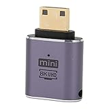 Denash HD Multimedia Schnittstelle Männlicher Adapter Clear 4K 120 Hz Adapter für Amt