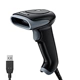 Eyoyo Barcode Scanner 1D 2D QR kabelgebunden, QR Code Scanner Handheld Barcode Leser für PC, Mac,...