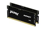 Kingston FURY Impact PnP 64GB (2x32GB) 5600MT/s DDR5 CL40 SODIMM Gaming Speicher für Laptop Kit mit...