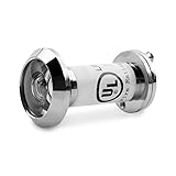 Bwintech 1 Stück UL-gelisteter feuerfester Türspion, massives Messing 200 Grad, 14 mm Durchmesser,...