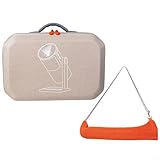 CWOQOCW Hartschalen-Reiseetui aus EVA für XGIMI MoGo 4 2025 Projektor, Aprikose, 33 x 22 x 12,5 cm,...