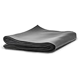 HAUSA Baufolie T200 4m x 5m (20m²) schwarz 200my extra starke Abdeckfolie/Abdeckplane wasserdichte...