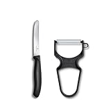 Victorinox Swiss Classic Gemüsemesser-Set, 2-teilig, Inkl. Tomatenmesser Wellenschliff und...