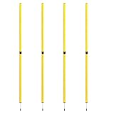 ASENVER Spiral Agility-Trainingsstöcke, für Fußball, Geschwindigkeit, Agility-Training,...