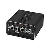 CWWK AI Mini PC Core Ultra 5 125H Firewall Appliance, 4 Port 2.5GbE LAN Mini Computer, F27 Linux...