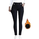 TYUIOP Jeans Tasche Damen Damen super Slim Jeans mit hoher Taille Cargo Jeans Stoff Hose Damen...