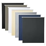 WOLTU Verdunklungsrollo ohne Bohren Anthrazit 100x160cm (BxH), Thermorollo Klemmfix Fensterrollo...