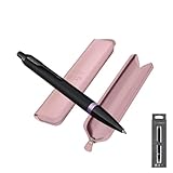 Parker IM Vibrant Rings Kugelschreiber - Amethyst Lila | Mattschwarz mit violetten Ringen | Rosa...