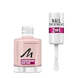 Manhattan Nail Treatment 2in1 Strengthening Base Coat, transparenter Nagellack zur Kräftigung der...