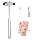 Neurologischer Reflexhammer mit Pinsel, Hochwertiger Reflexdiagnosehammer für Muskelreflexe und...