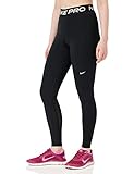 Nike Damen W Np 365 Tight Leggings, Black/White, L EU