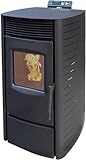 NEMAXX® P9 Pelletofen 11 kW bis 220m³ – Elektrokamin mit ECO-Modus,Wi-Fi Ready,Wochen-Timer &...