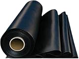 Teichfolie, 7 m breit, schwarz, Fischpoolfolie für Gartenteiche, Wasserfall, Bachläufe,...
