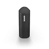 Sonos Roam WLAN & Bluetooth Speaker, schwarz – Wasserdichter Lautsprecher mit Alexa...