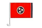 Flaggenfritze Autofahne Autoflagge USA Tennessee - 30 x 40 cm