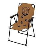 Kinder Outdoor Campingstuhl Klappstuhl Campingstuhl Outdoor Camping klappbar Löwe max 100Kg Stahl...