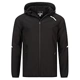 Kirkjubøur® Hestur Herren SOFTSHELLjacke 10.000 mm Wassersäule mit Kapuze und Fleecefutter,...