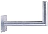 DUR-line WHSF 45cm - Stahl Wandhalter feuerverzinkt - SAT Wandhalterung für Satellitenschüssel