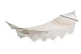 AMAZONAS Palacio Boho XXL Stabhängematte, traditionelle handgemacht brasilianische Hängematte aus...