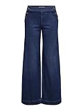 ONLY Female Jeans mit weitem Bein ONLMADISON Hohe Taille Weiter Beinschnitt Jeans