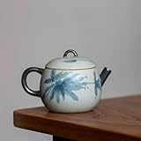 Teeservice Unterglasur Handbemalte Teekanne Home Chinesische Vintage Keramik Kung Fu Tee Set...