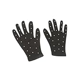 QUXVUIS Eiskunstlauf Handgelenkhandschuhe, hautfreundlich, atmungsaktiv, rutschfeste Fäustlinge,...
