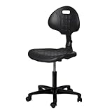Topsit IND101 Arbeitsstuhl aus Polyurethan, ergonomischer Bürohocker, Werkstattstuhl,...