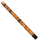 Bambusflöte Bambus Shakuhachi 5 Löcher Flöte Weiß Bambus Kurz Xiao Holzblasinstrument...